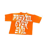 Acid washed orange prevaloir tee