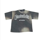 Acid washed grey prevaloir tee