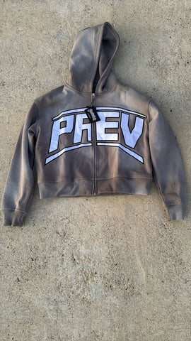 Grey zip up prevaloir jacket